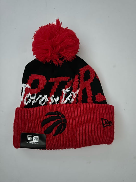 Toronto Raptors NBA Bobble Beanie Multi Colour With Tags on