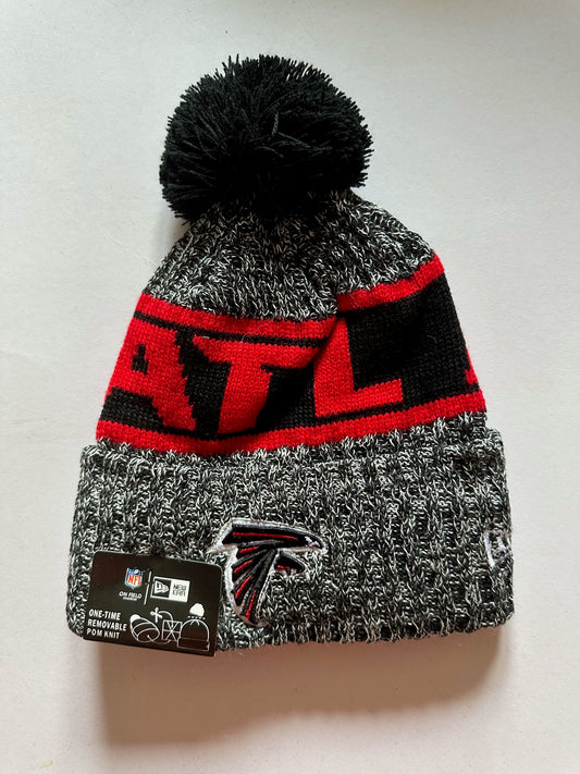 Atlanta Falcons NFL Bobble Beanie Multi Colour With Tags on