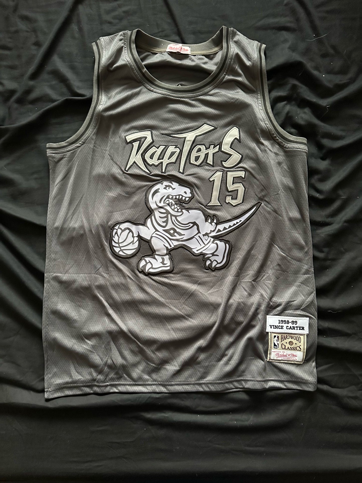 Retro Hardwood Classics Toronto Raptors Carter Basketball Vest Large