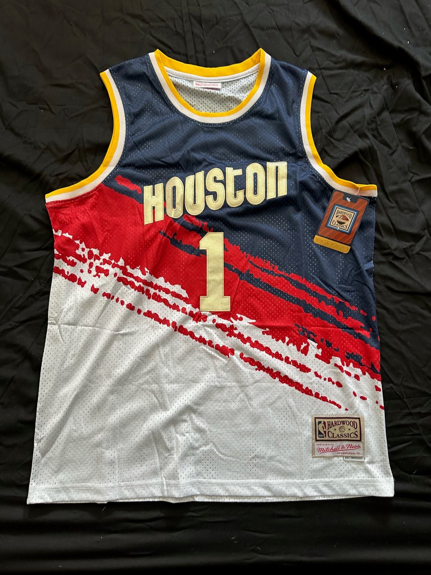 Retro Hardwood Classics Houston Rockets McGrady Basketball Vest Large