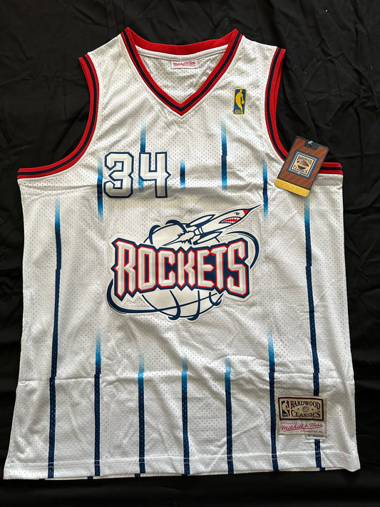 Retro Hardwood Classics Houston Rockets Olajuwon Basketball Vest Large