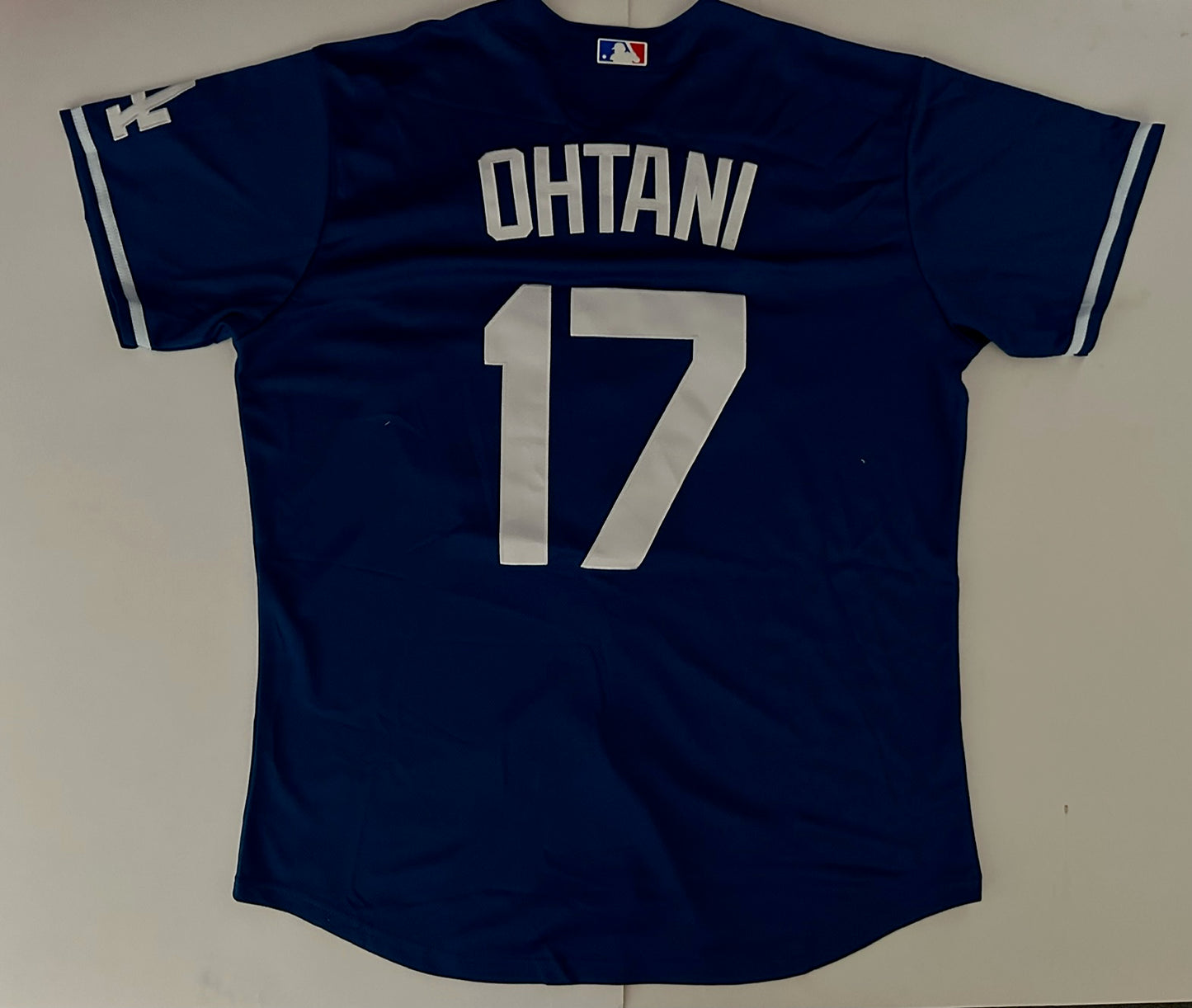 Los Angeles LA Dodgers MLB Baseball Shirt Large Ohtani 17 Blue