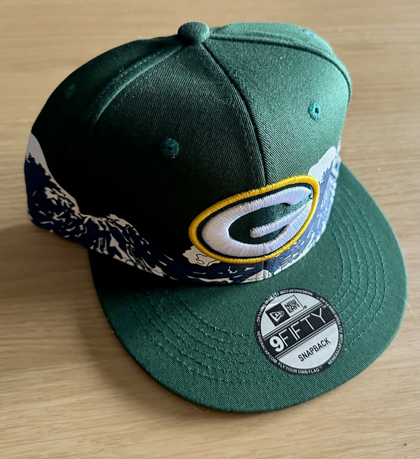 Green Bay Packers NFL SnapBack Baseball Cap Multicolour New With Sticker
