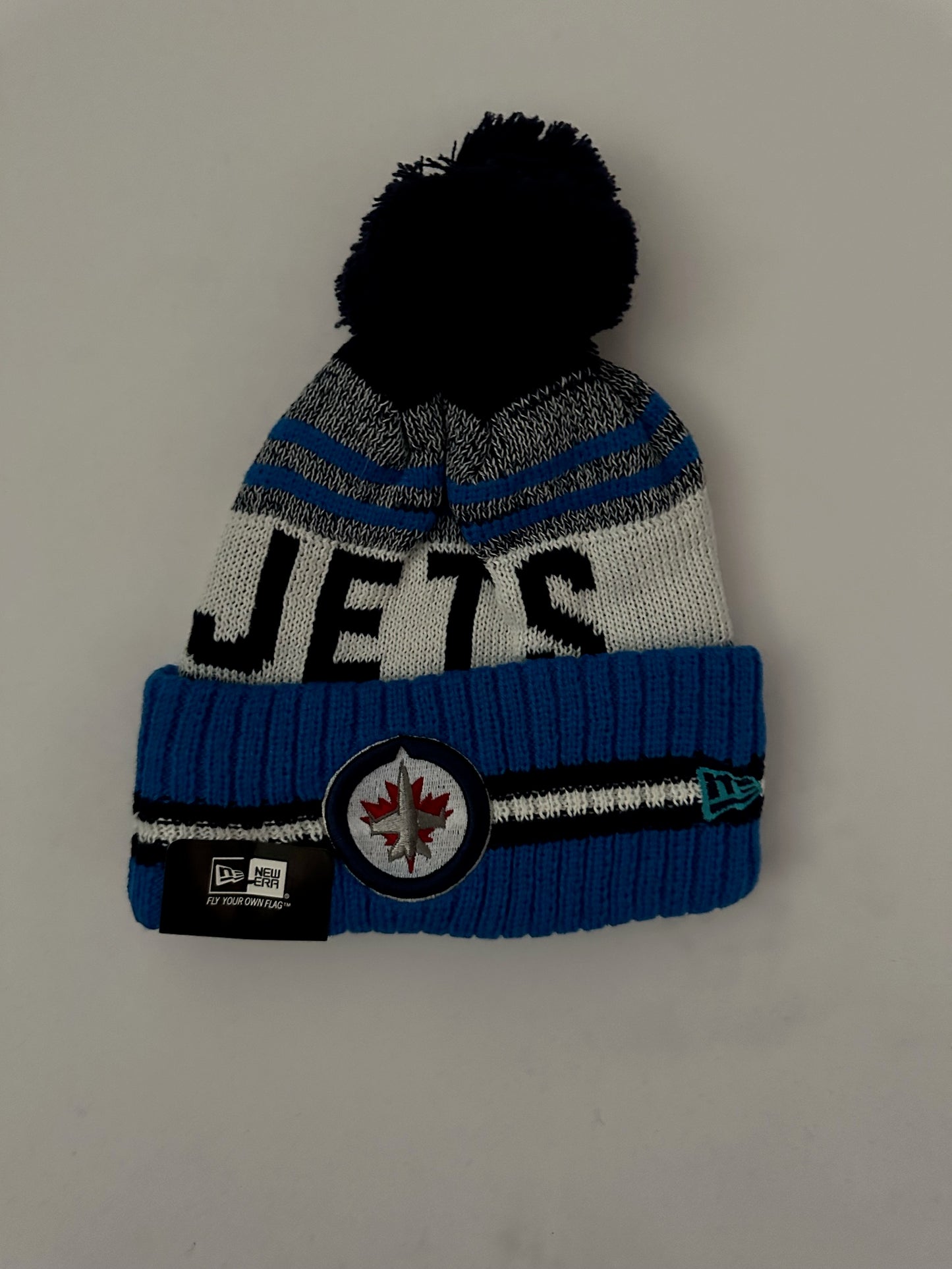 Winnipeg Jets NHL Bobble Beanie Multi Colour With Tags on