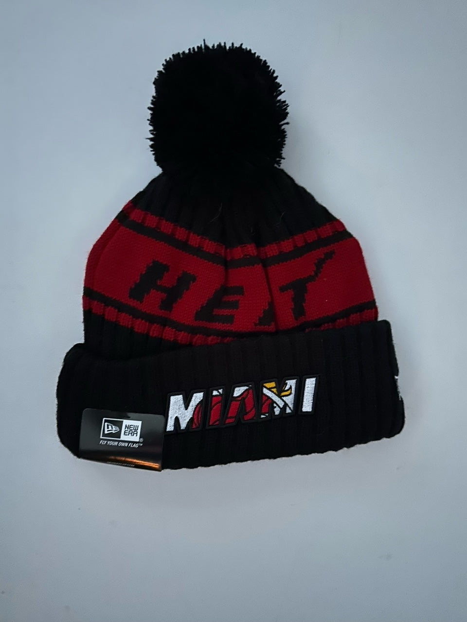Miami Heat NBA Bobble Beanie Multi Colour With Tags on