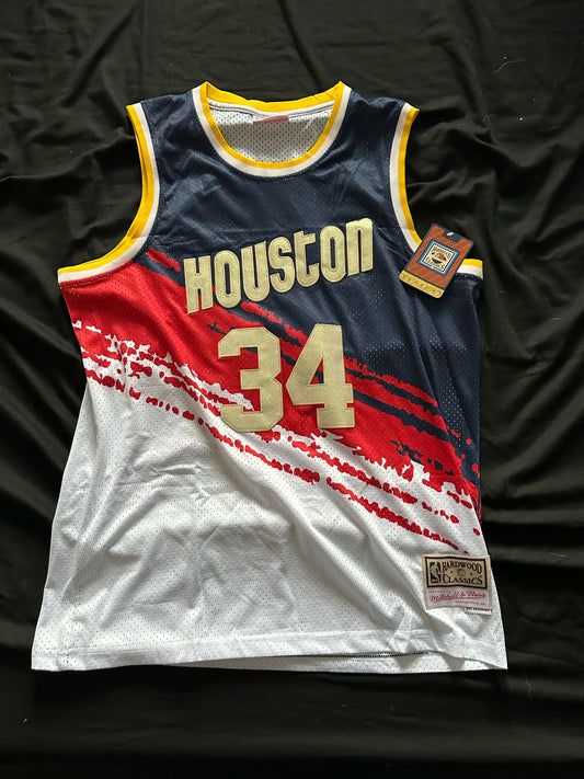 Retro Hardwood Classics Houston Rockets Olajuwon Basketball Vest Large