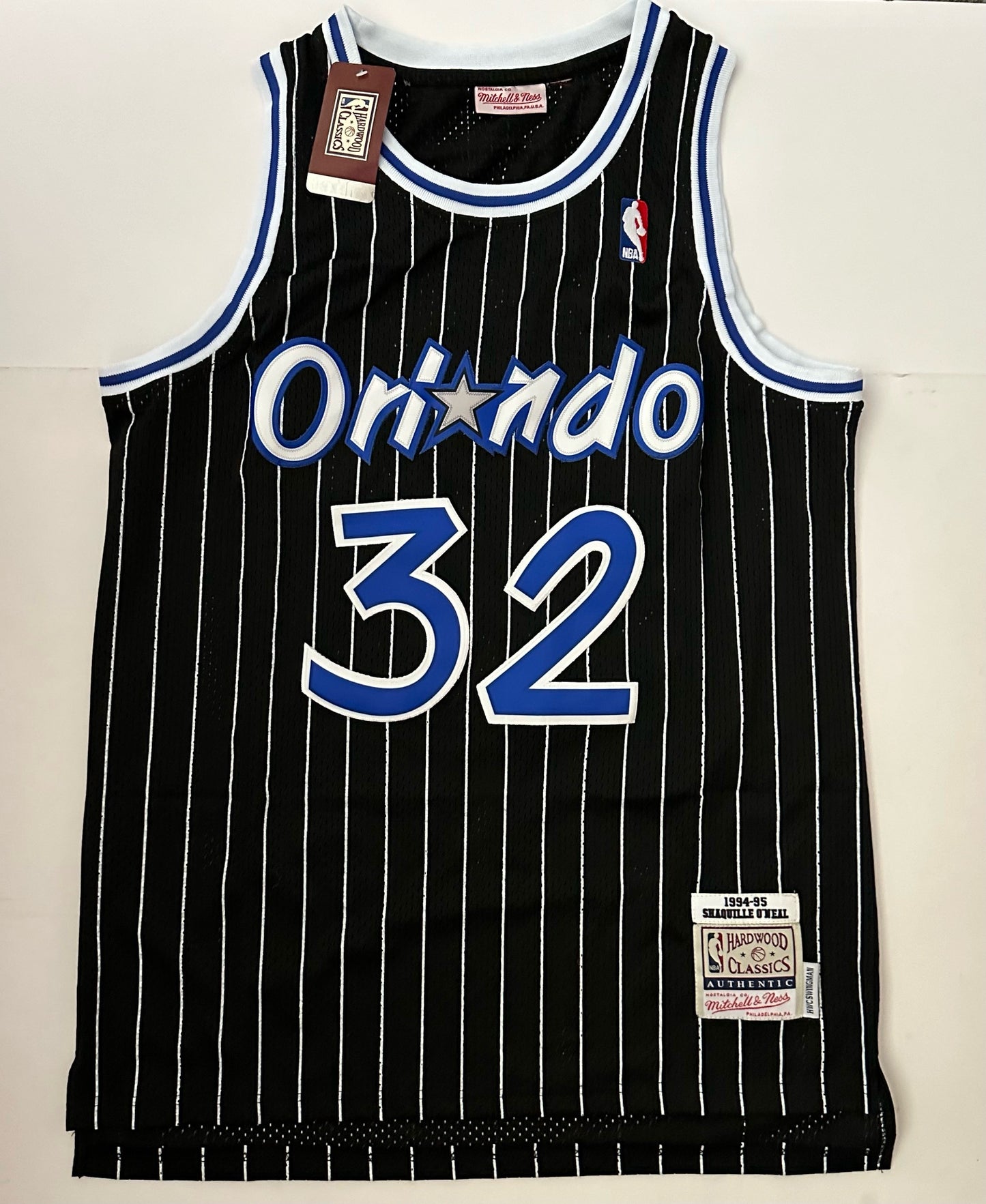 Orlando Magic NBA Hardwood Classics Basketball Vest Large O'Neal 32 Black