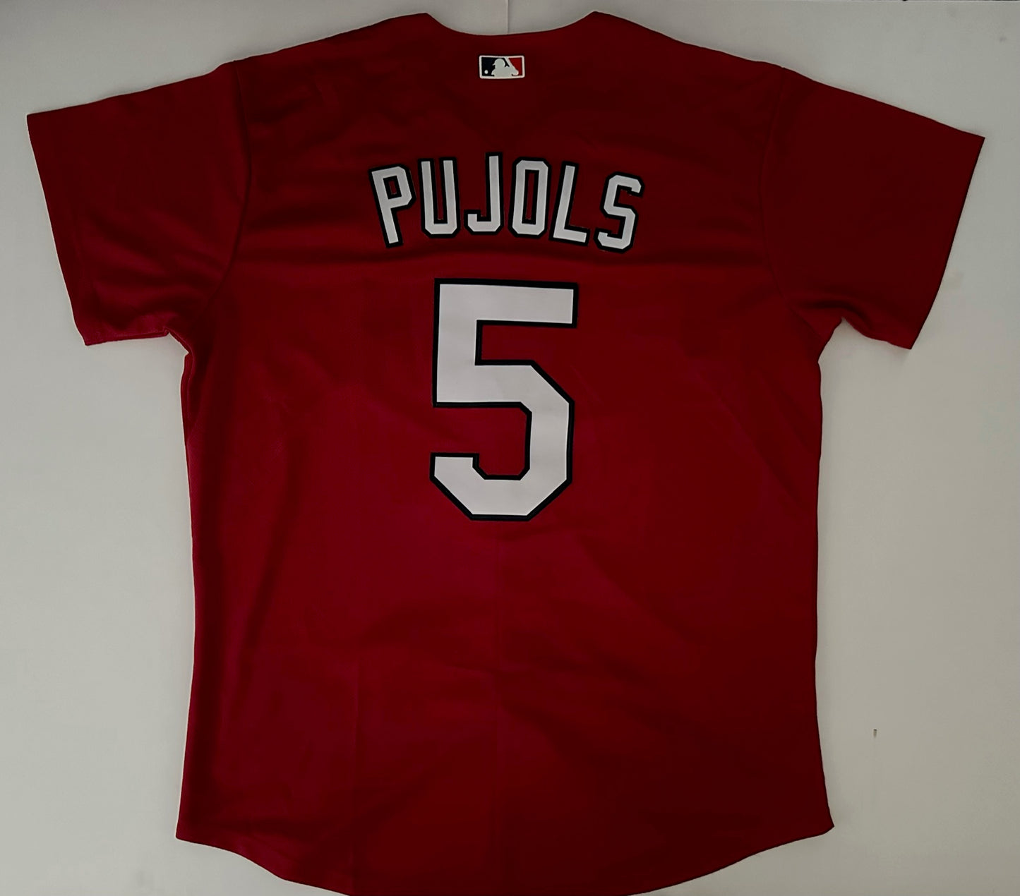 St Louis Cardinals MLB Baseball Shirt Large Pujols 5 Red