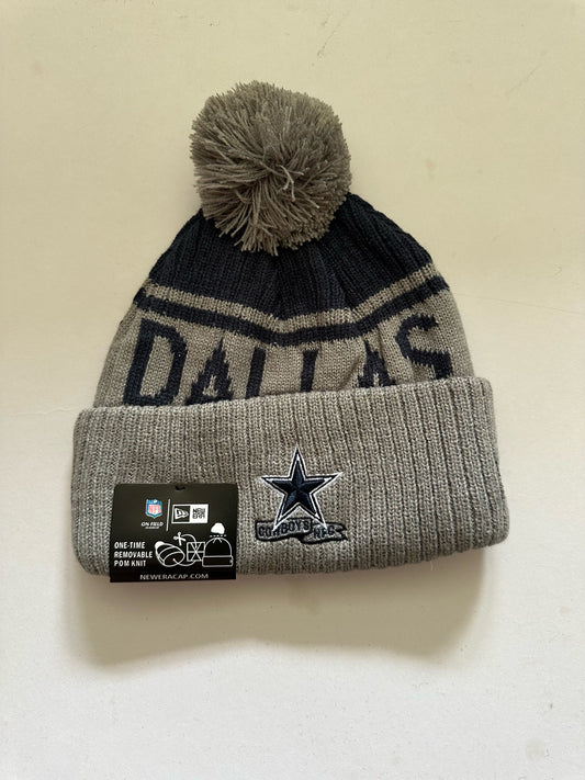 Dallas Cowboys NFL Bobble Beanie Multi Colour With Tags on