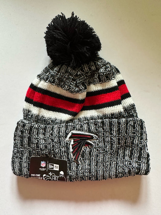 Atlanta Falcons NFL Bobble Beanie Multi Colour With Tags on