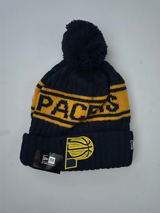 Indiana Pacers NBA Bobble Beanie Multi Colour With Tags on