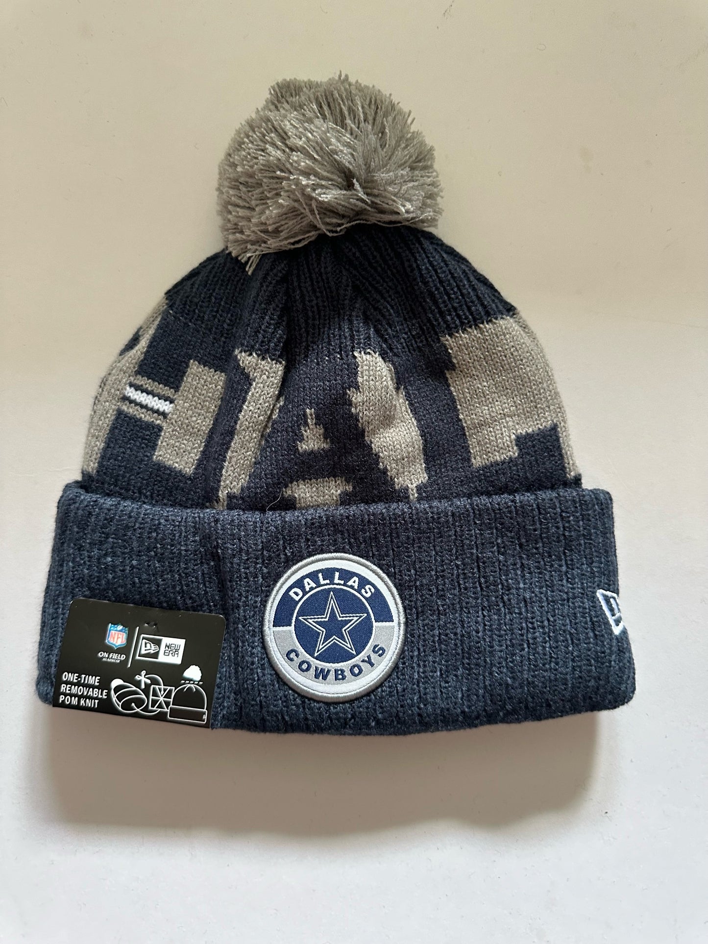 Dallas Cowboys NFL Bobble Beanie Multi Colour With Tags on