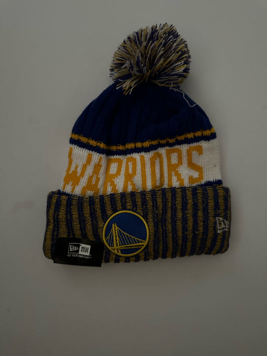 Golden State Warriors NBA Bobble Beanie Multi Colour With Tags on